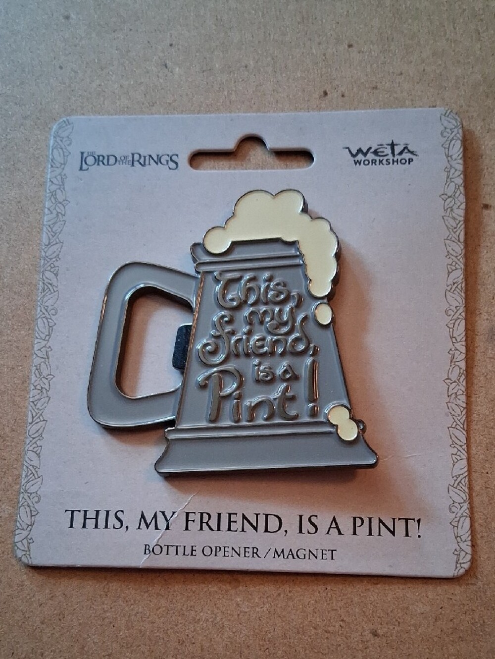 Lord Of The Rings Bottle Opener Magnet Wētā Workshop Branded